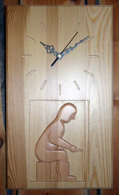 Ice fisher clock