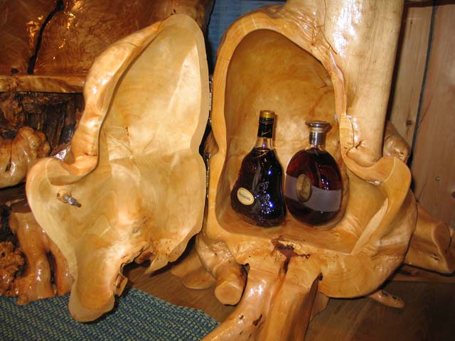 Drink cupboard inside