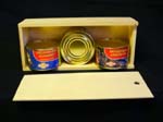 Wooden box for canned foods